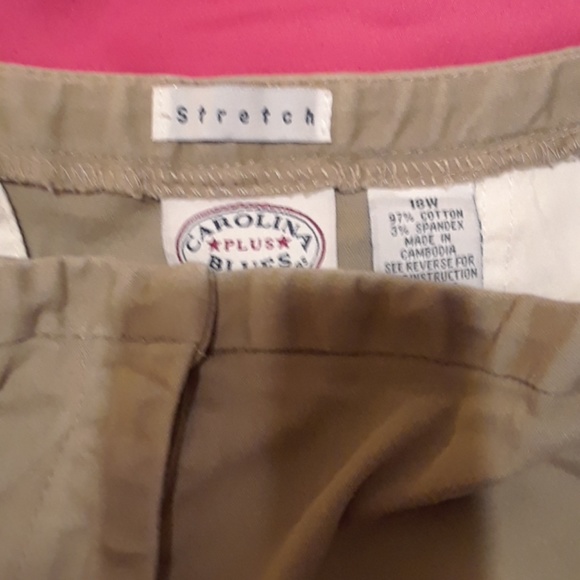 Carolina Colours Plus stretch Capris low rise - Picture 3 of 6